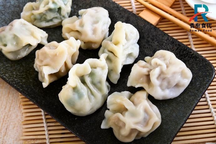 手工水餃 成品擺盤