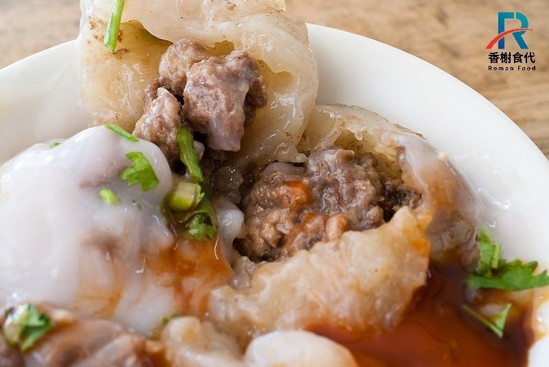 肉圓 內餡特寫