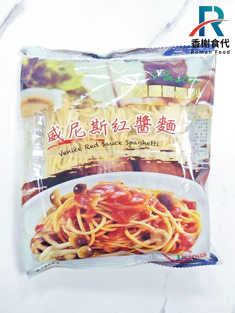 威尼斯紅醬麵 包裝